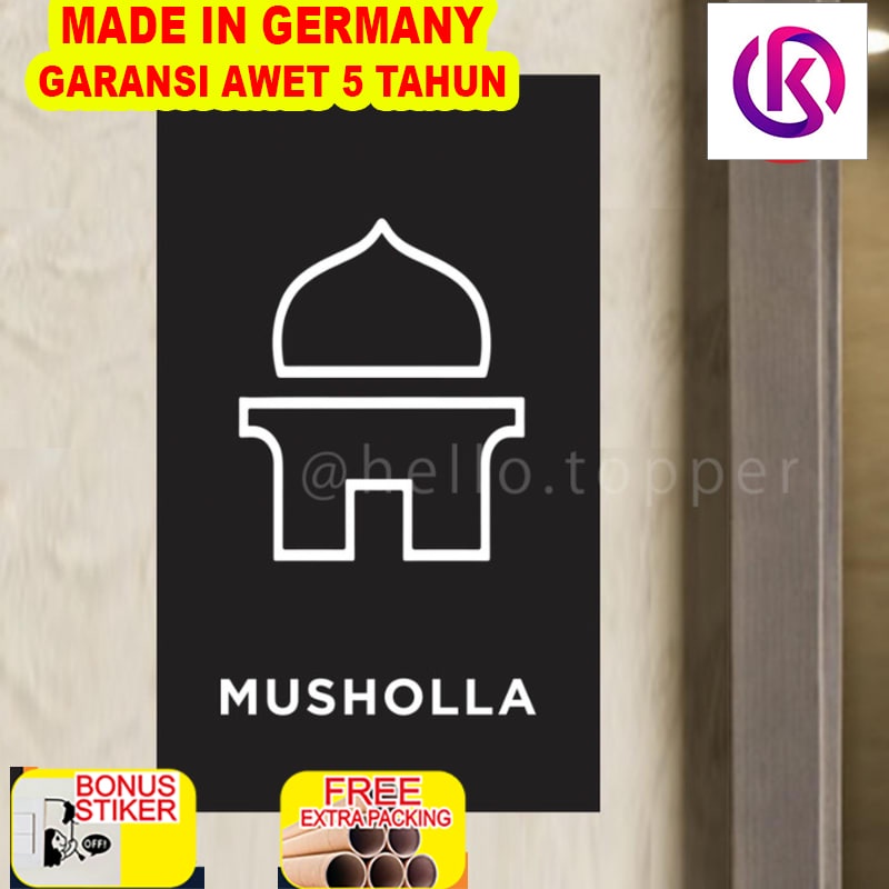 

Grosir Sign Musholla Acrylic Modern 15x25 | Sign Board Acrylic