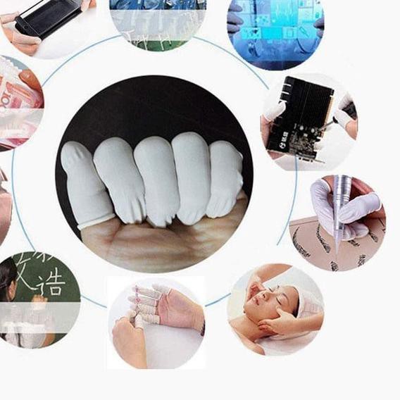☉ Sarung Jari / Finger Cot / Finger Gloves Latex Karet Paling Tebal ◙