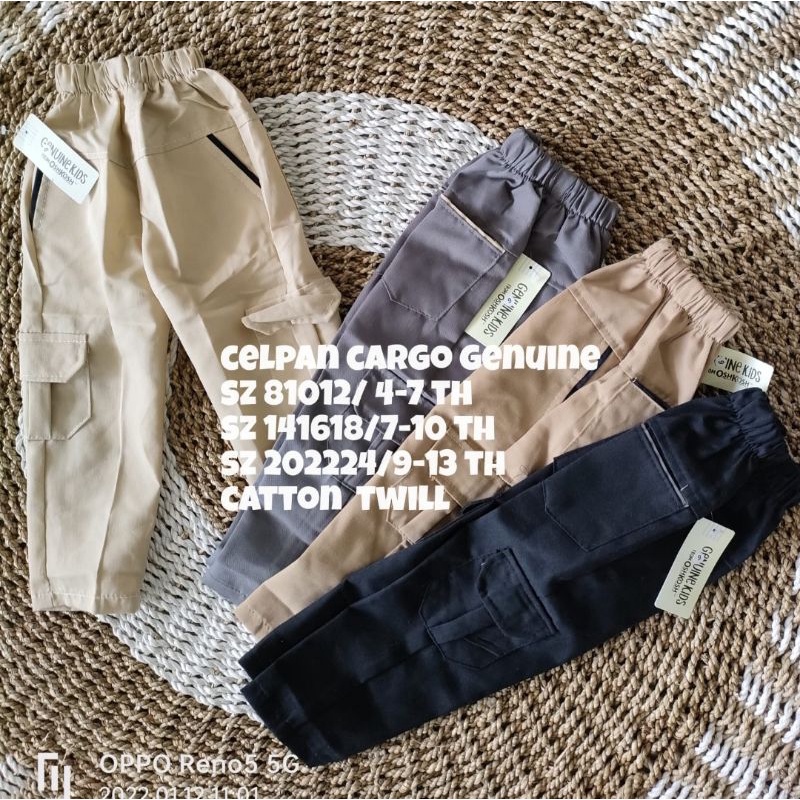 Grosir Chino Cargo Anak panjang 246/81012