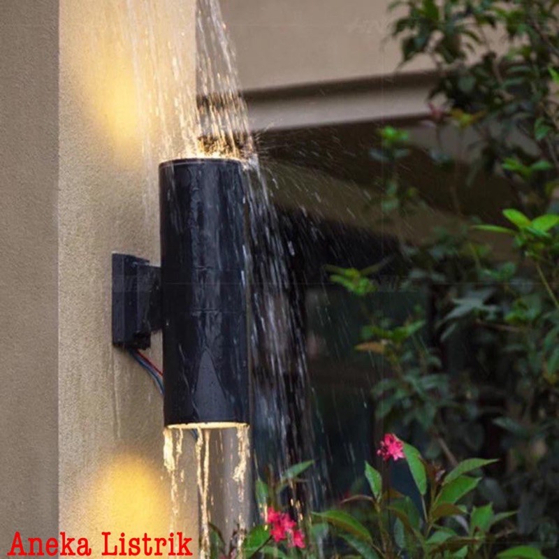 Lampu Dinding 2 Arah Outdoor Lampu Dinding 2 Arah Waterproof / Lampu Dinding Bulat Tabung 2 Arah