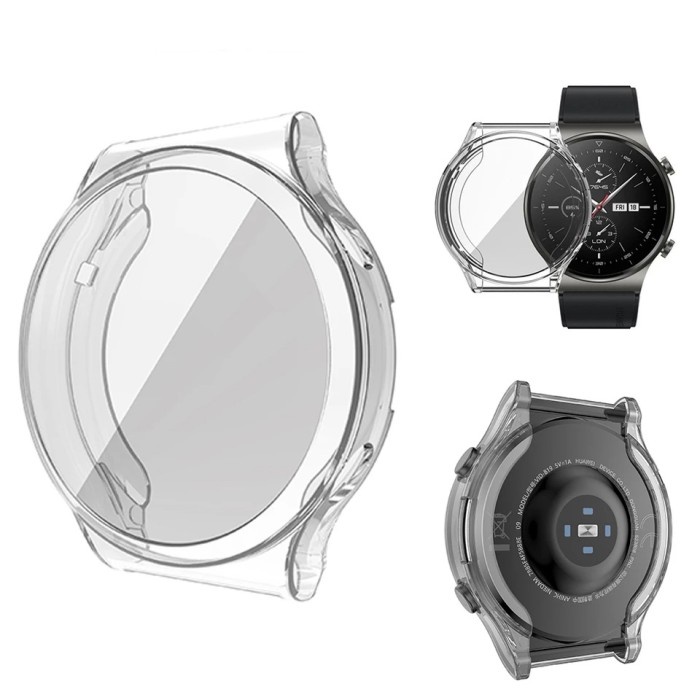 BUMPER SOFT CASE CASING FULL COVER SCREEN HUAWEI WATCH GT 2 PRO
