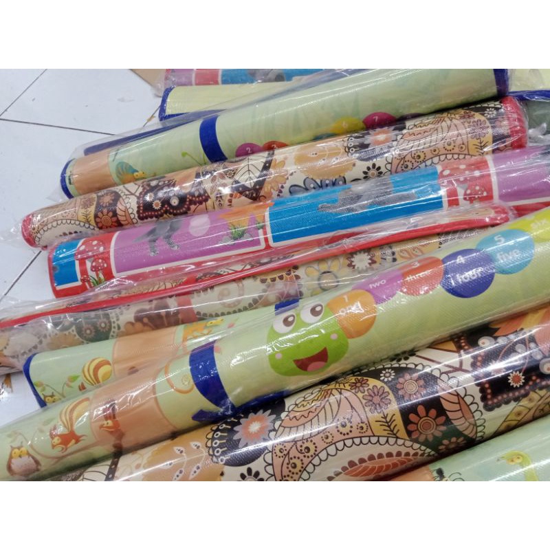 TIKAR / KARPET SPON MURAH UKURAN 120x60 MOTIF RANDOM