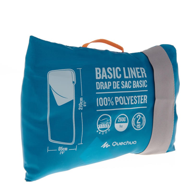 QUECHUA Sleeping Bag Polyester Liner Selimut Kantong Tidur Camping Hiking
