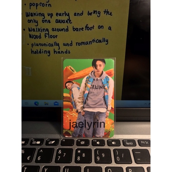 photocard pc renjun ar clip hot sauce