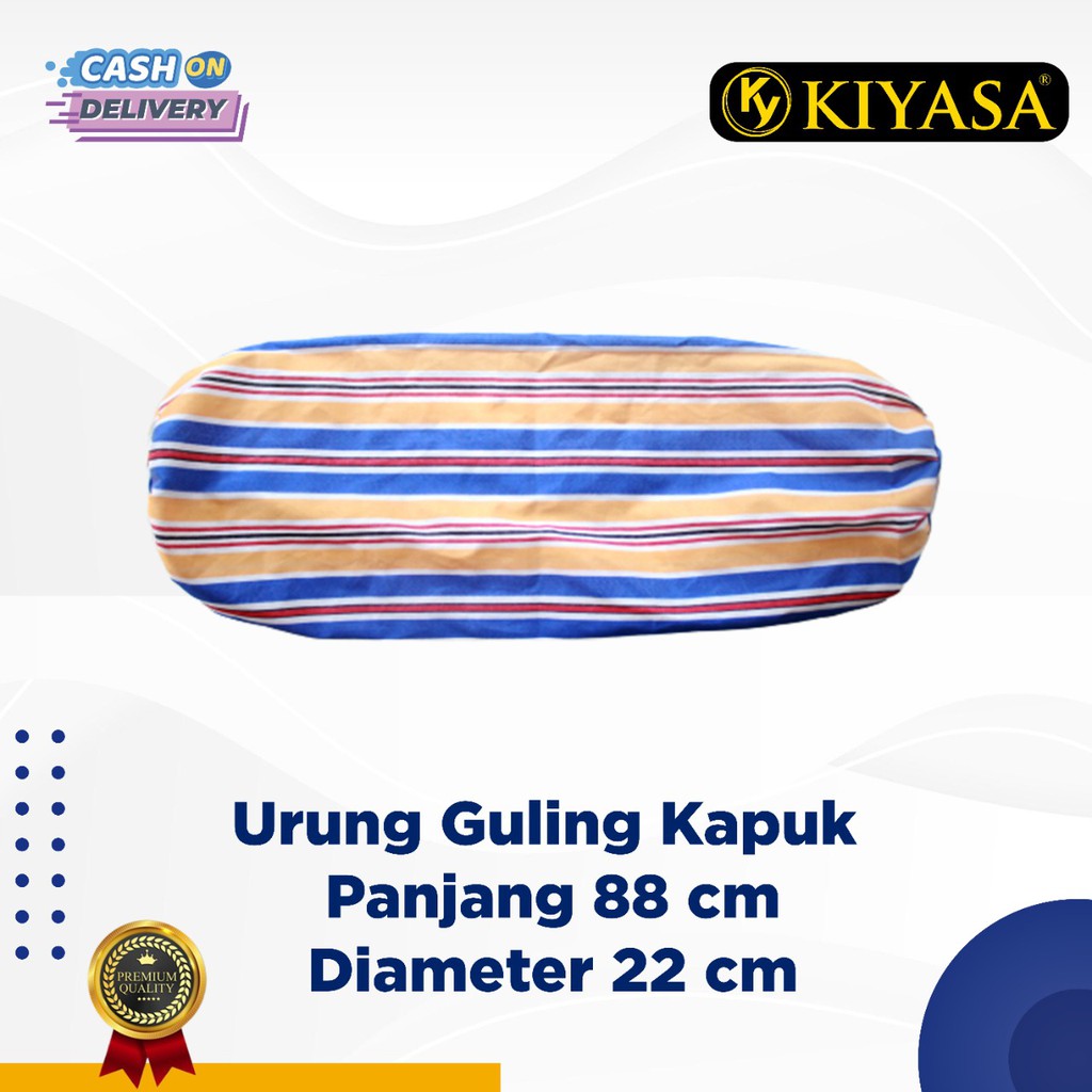 Urung Guling Kapuk Kain Salur / Sarung Guling Murah / Urung Guling Tidur Kapuk