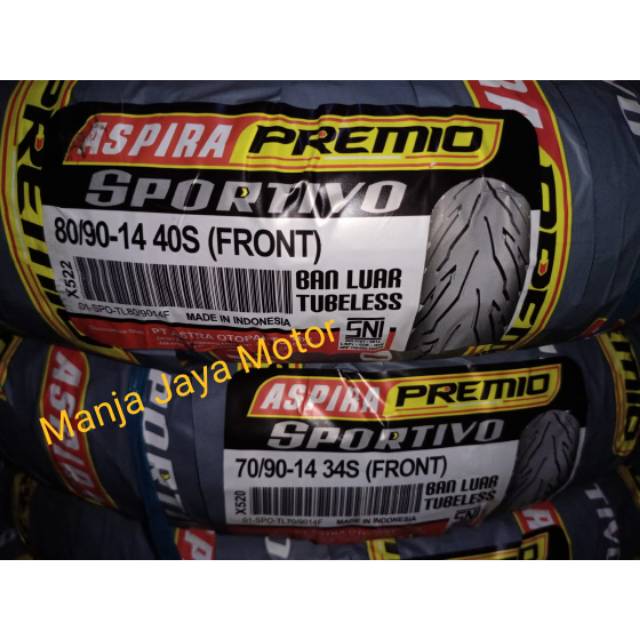 Ban tubeless paket 70/90-14 &amp; 80/90-14 for mio smile/sporty/J/S/Z/Mio m3/fino/xeon/X-ride/soul gt 12