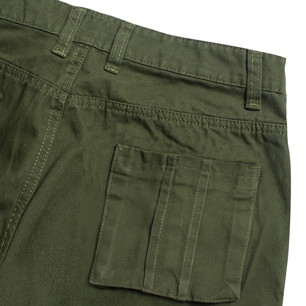 Dritto Short Pants Cargo - Celana Cargo Pendek Unisex - Army