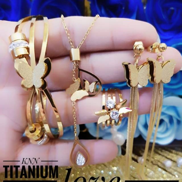 Titanium set perhiasan 2307k