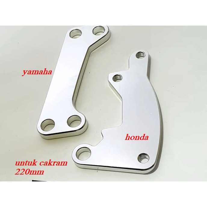 BREKET KALIPER CAKRAM 220MM BEAT VARIO SCOOPY VARIO GENIO MIO FINO MIOGT MIOJ XEON MIOZ MIOM3 MIOS UKURAN 220MM