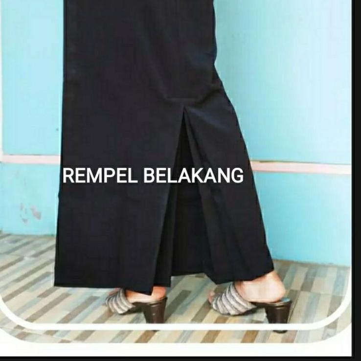 Best Seller.. Rok Kerja Wanita Span Panjang Hitam/Rok Kerja Wanita Panjang / Rok Span Hitam Panjang 