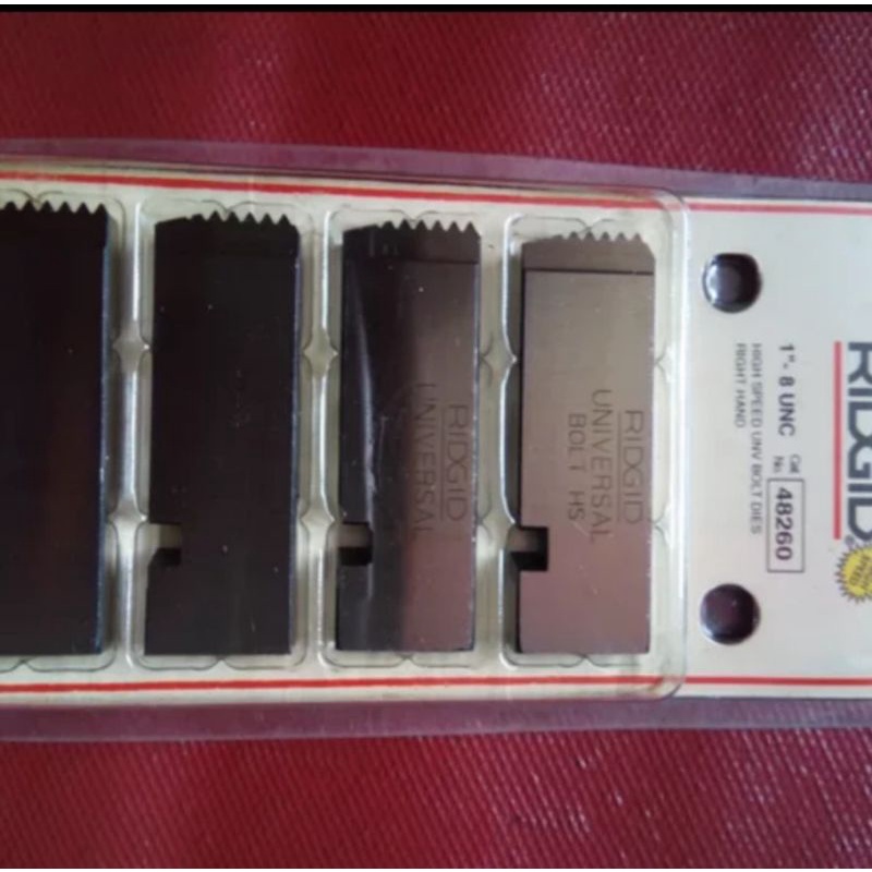 mata senai drat baut set 48260 ukuran 1 inch - 38 UNC mata senai RIDGIG