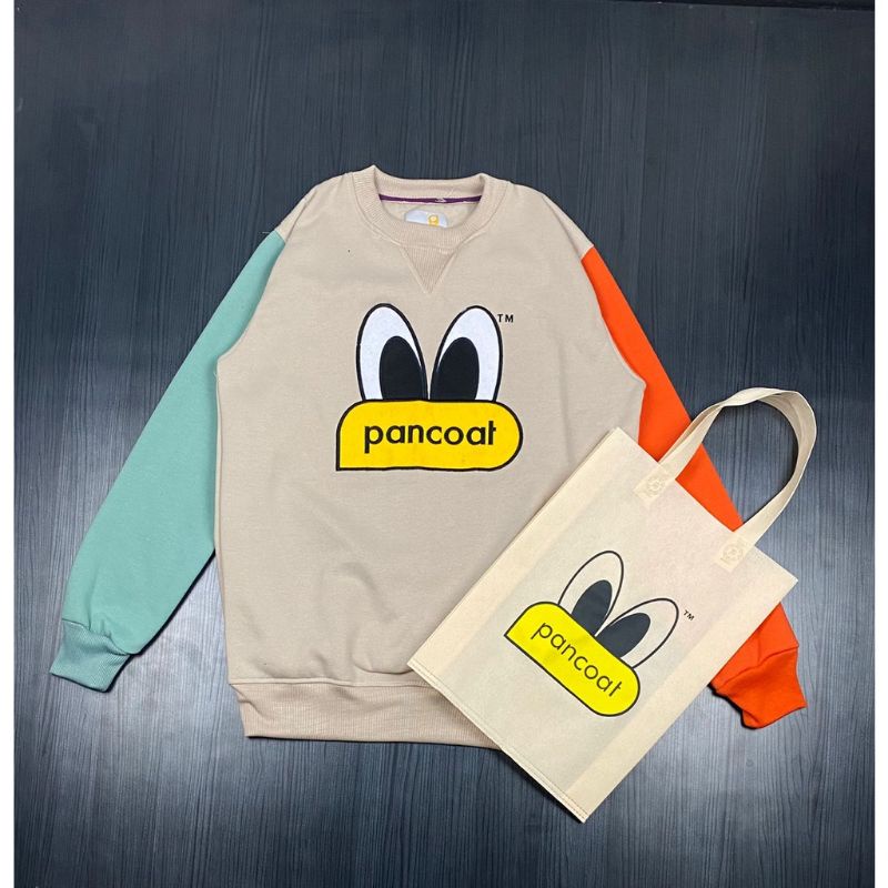 CREWNECK PANCOAT CREAM 3D