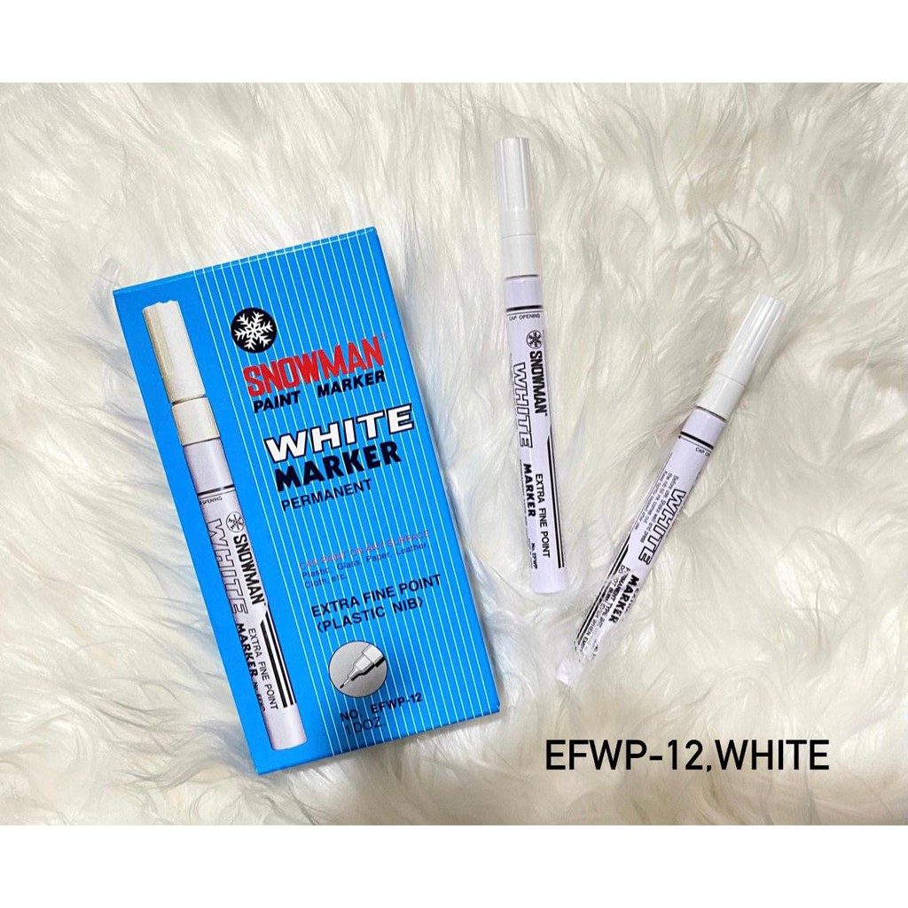 

SNOWMAN WHITE PAINT MARKER EFWP-12
