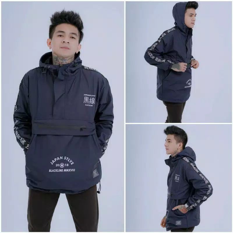 Jaket Cagoule Kantong Doraemon japan style