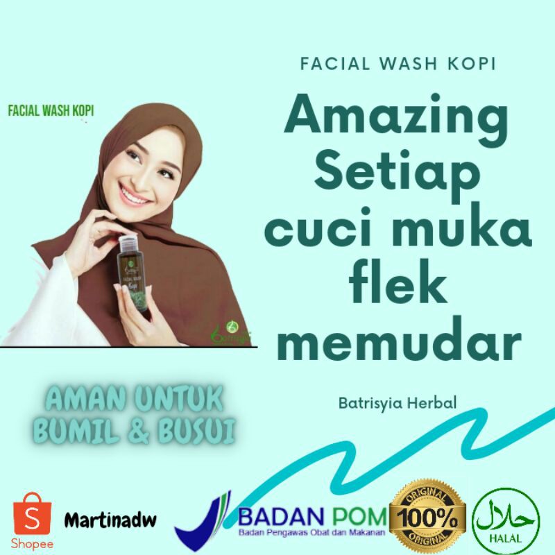 Facial wash kopi batrisyia herbal