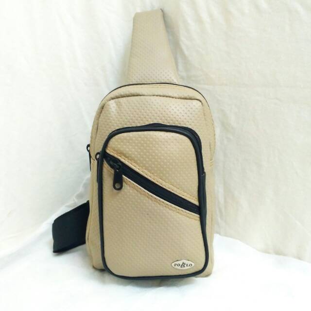 Tas selempang pria casual waistbag sling bag fashion tas cowo keren tas distro tas kecil santai
