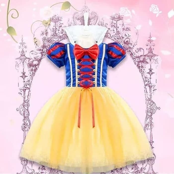 baju bayi Dress gaun princess snow white