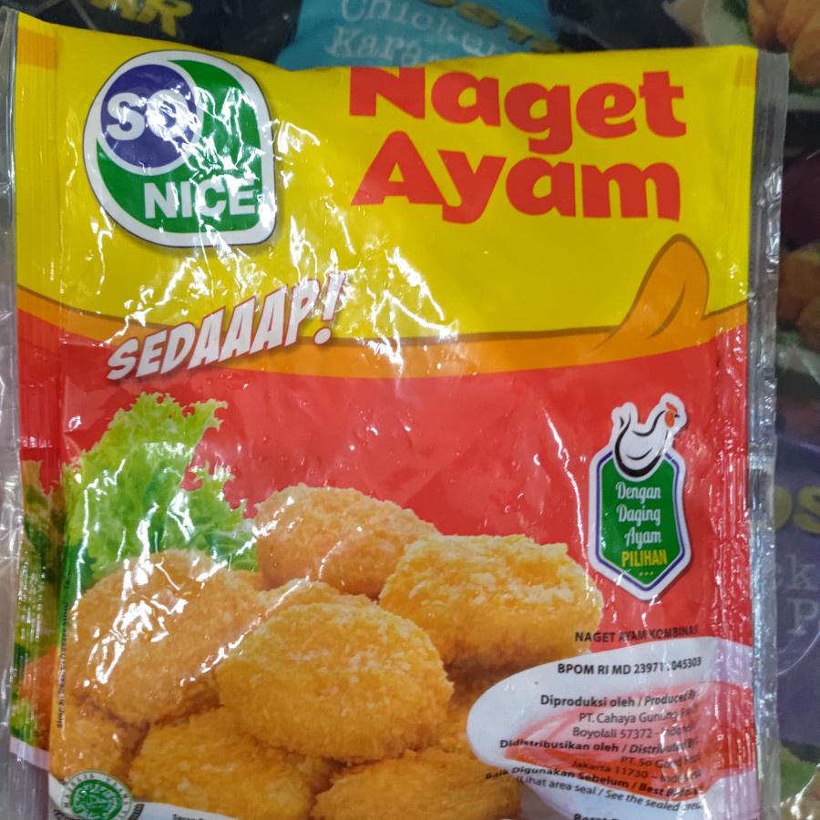 

So Nice naget ayam 250 gr