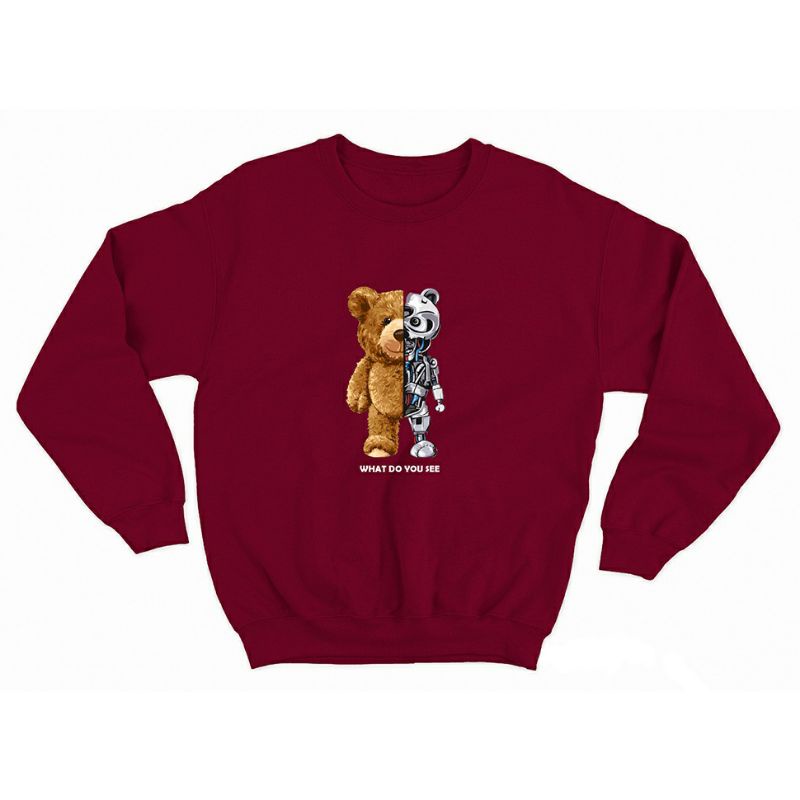 Sweater crewneck teddy bear (Robotic)