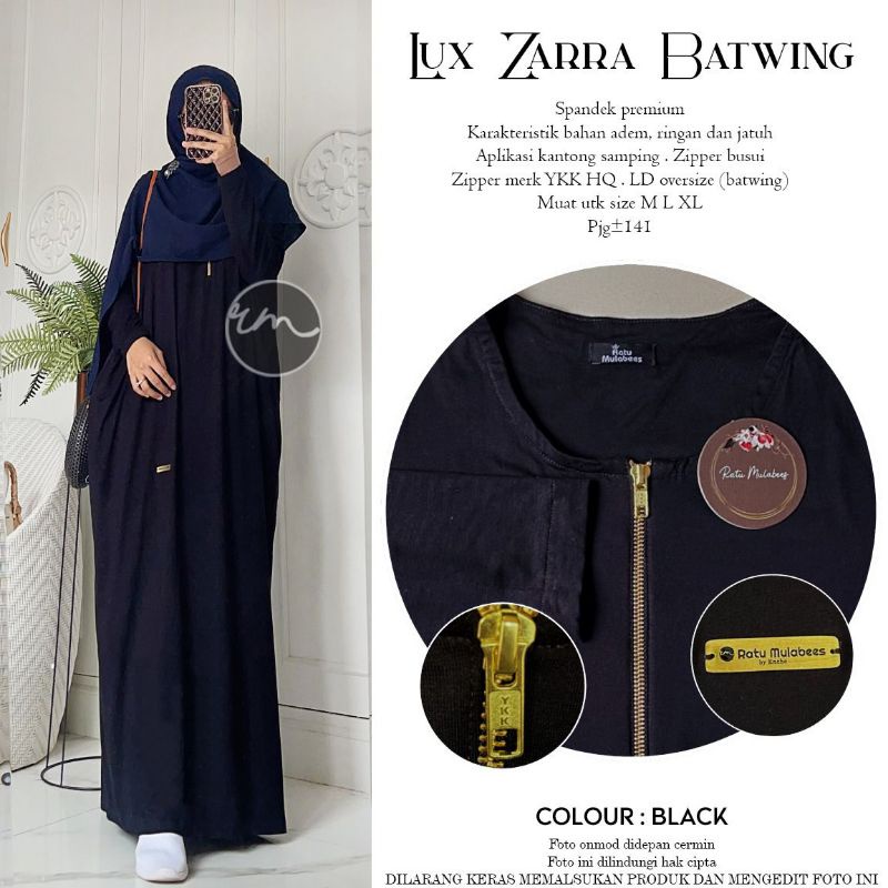 gamis-lux zarra batwing ori ratu mulabess