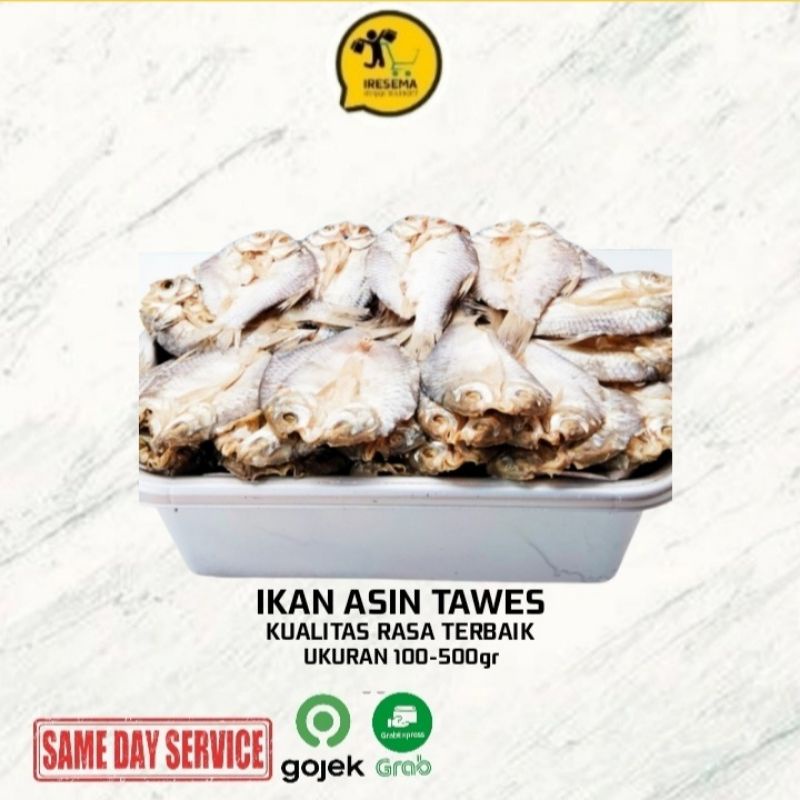

IKAN TAWES ASIN SUPER 100-500gr / IKAN ASIN TAWES SUPER / TAWES ASIN