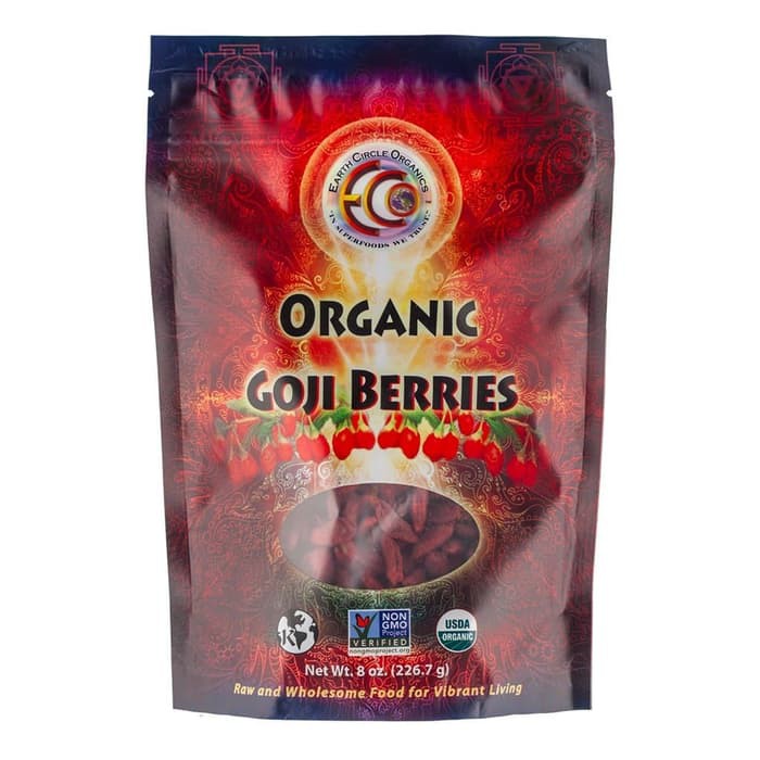 

Earth Circle Organics Goji Berries Raw & Organic 226.7 gr /Dried Fruit