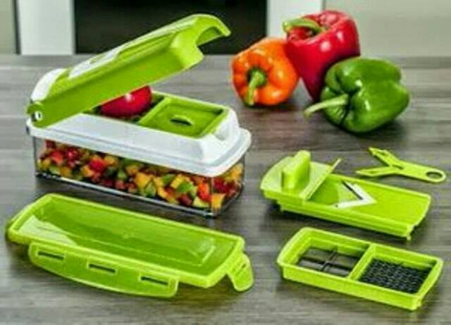 Nicer Dicer plus / Alat memotong Sayuran dan buah 11 Variasi