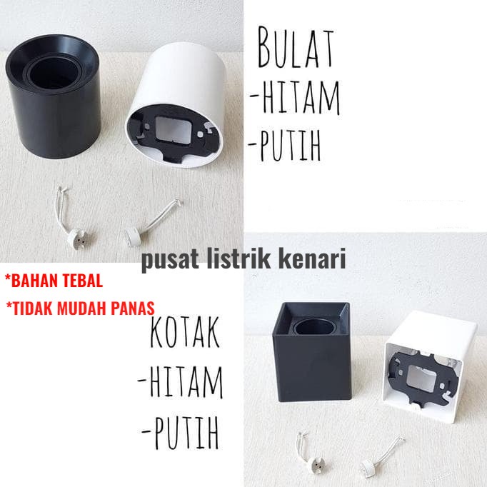 Downlight Outbow Kotak Bulat MR16 Downlight outbow 7w 7 watt