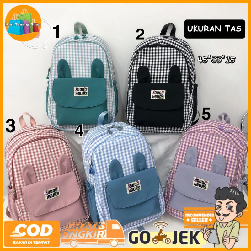 Tas Ransel Anak Sekolah Backpack Fashion Wanita Tas Anak Perempuan Tas Sekolah Anak SD SMP SMA 04