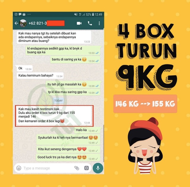 PAKET PROMO BEST SELLER TGT SLIM TEA 4 BOX PELANGSING NATURAL HERBAL (4OR)