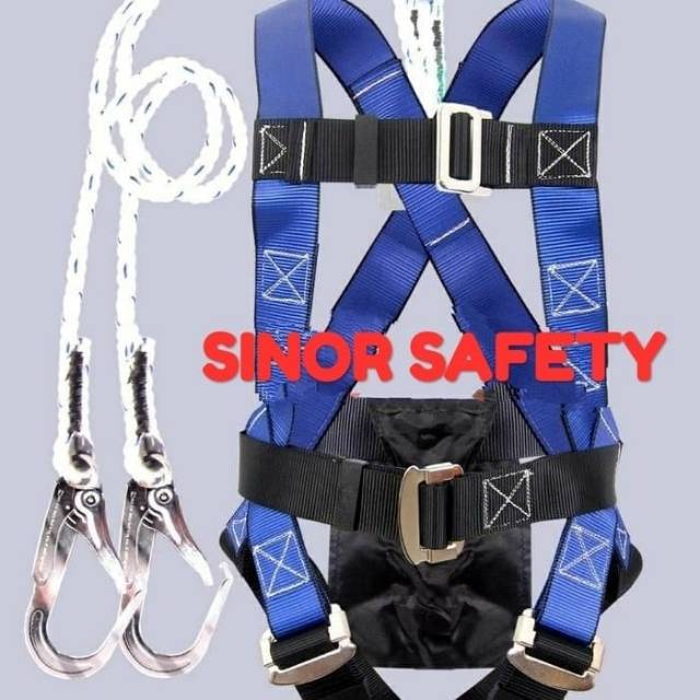 Full Body Harness Ecofit Double Big Hook Plus Tali Dada Safety GOSAVE