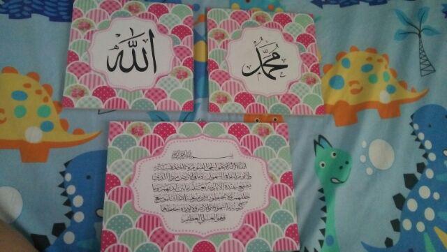 Kaligrafi Pastel Shabby Chic