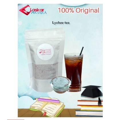 

Minuman Bubuk Rasa Lychee Tea // variasi
