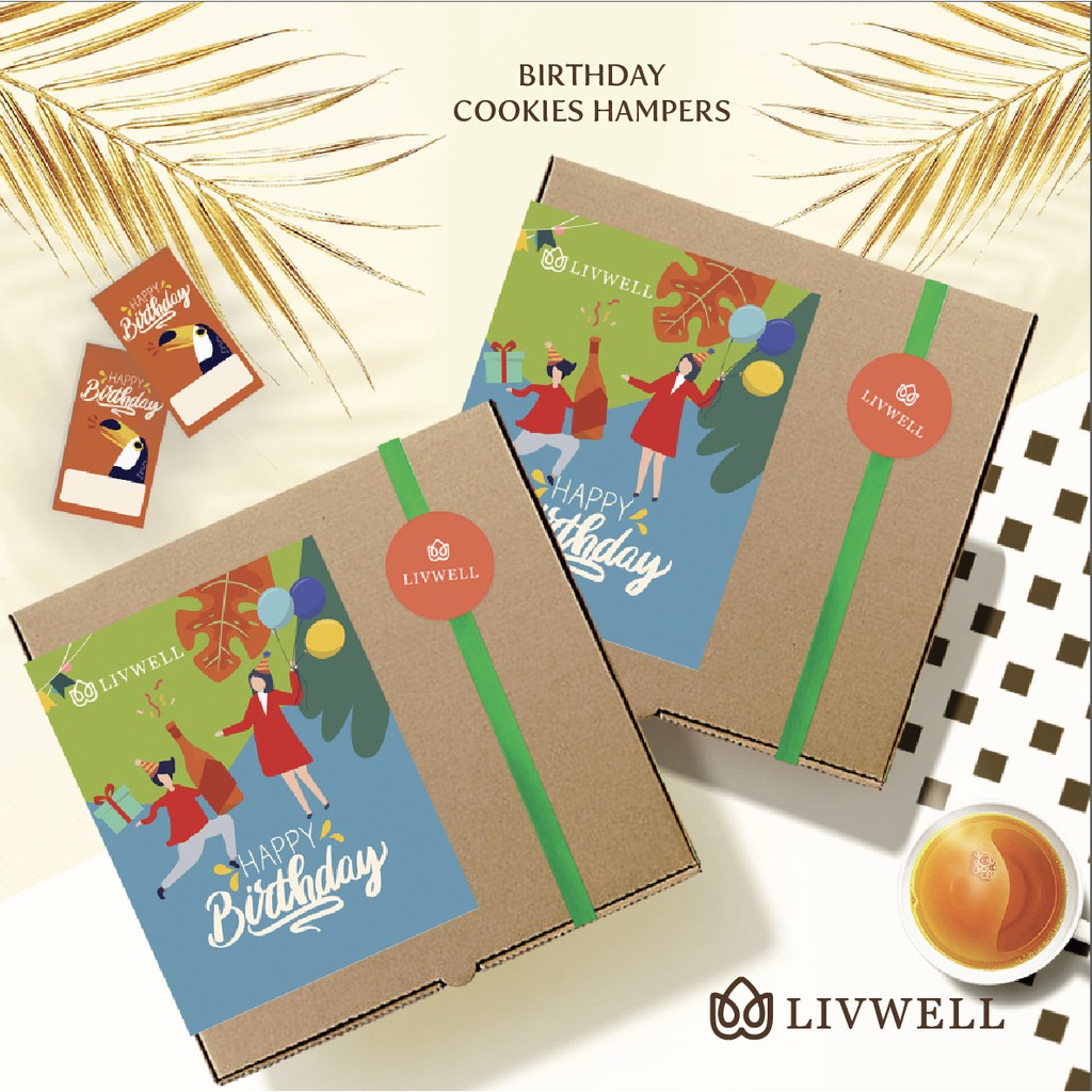 

Livwell - [EXCLUSIVE HAMPERS] Oatmeal Cookies - Birthday [FREE CARD]