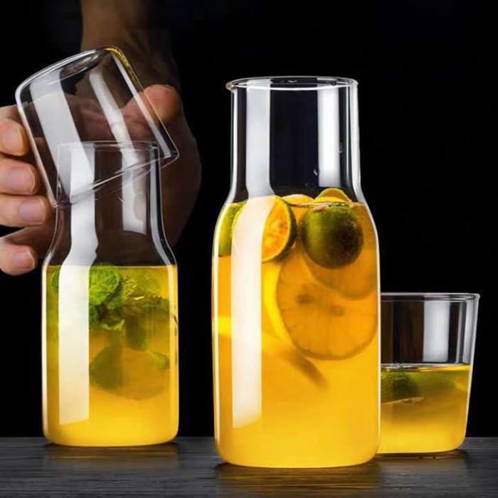 pitcher glass tahan panas Teko Kaca Mewah/Teko Kaca Besar / Pitcher