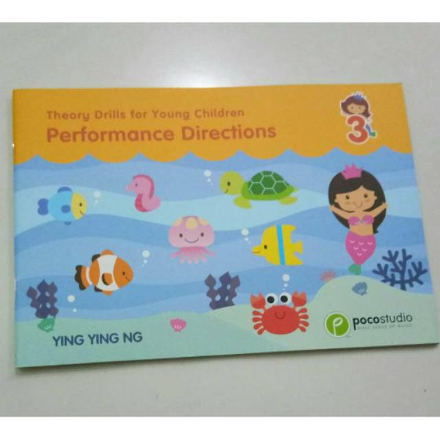 Buku musik anak Theory Drills for Young Children seri 3