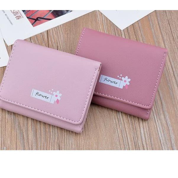 ☆ Dompet Lipat Wanita Flower Murah Women Wallet Duit Mini Cewek Walet Pendek Branded Remaja Terbaru