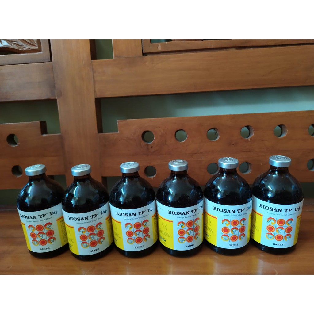 Biosan TP Injeksi ATP Energi Stamina Hewan PT Sanbe Farma - 100 ml