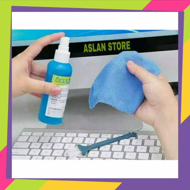 Jual Cairan Pembersih Layar Monitor Notebook Hp Lcd Cleaner Kit 3in1