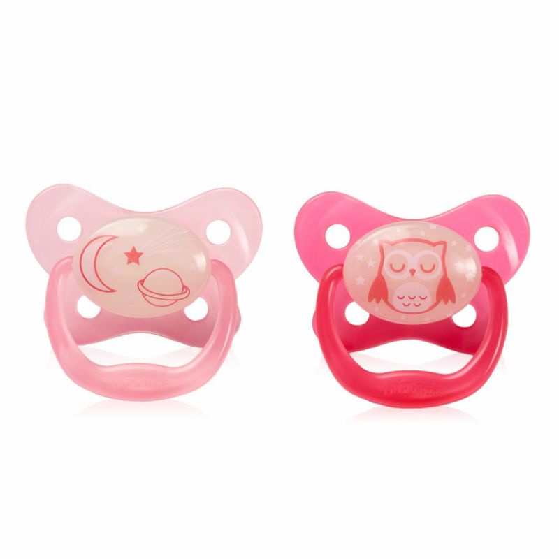 DR BROWNS Pacifier Glows In The Dark 0-6  6-12 m 2pcs Dr Brown dr brown’s