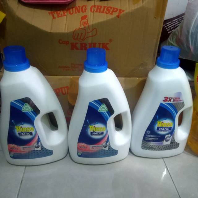 Rinso matic 2,7L detergent botol liquid front load molto