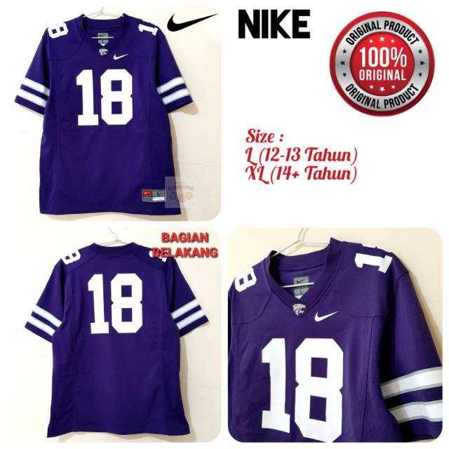 Baju Kaos Nike Jersey Anak Laki Cowok Cewek Ungu 18 - Nike Tee Boys Girls