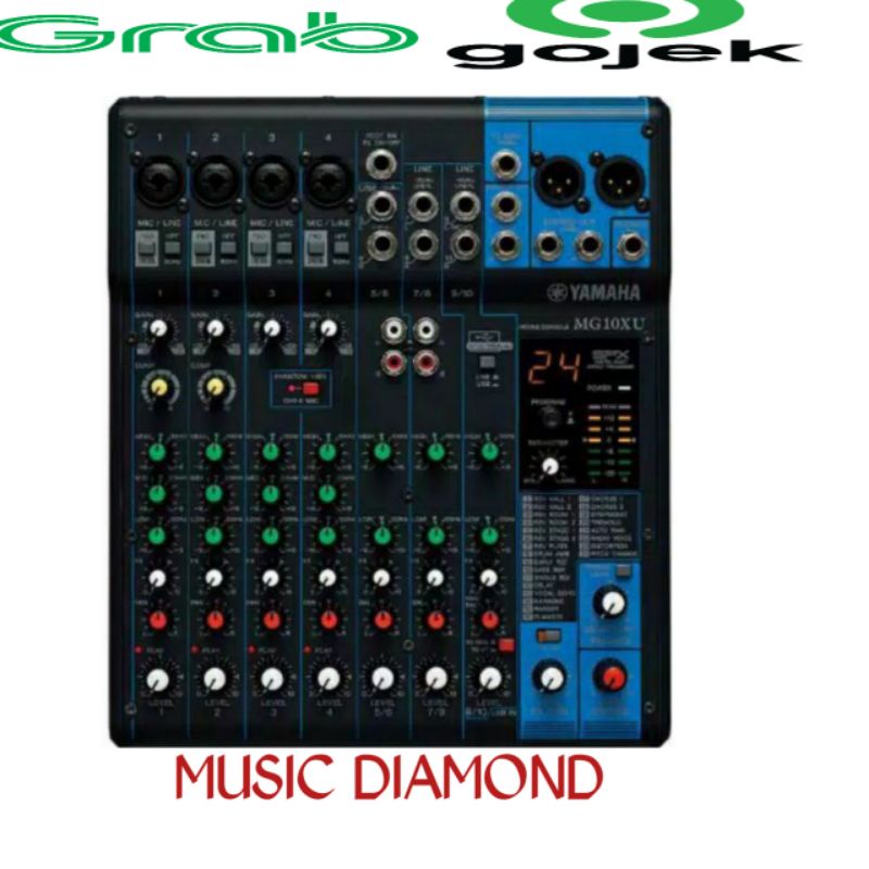 Mixer Audio YAMAHA MG 10XU/ MG 10 XU/ MG10 XU (10 Channel)
