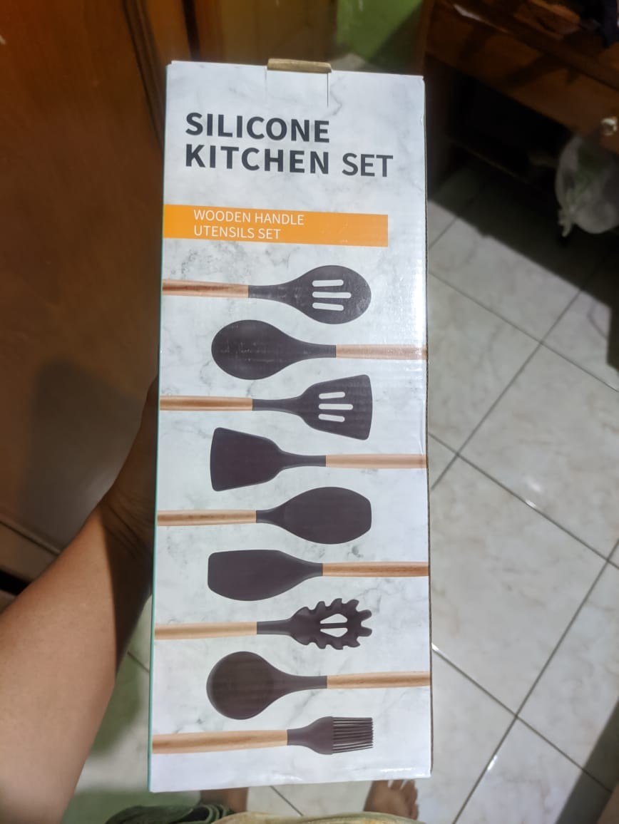 Promo Silicone Utensil Set Terdiri Dari 12 Pcs Alat Dapur Bahan Food Grade Dan Silikon Tahan Panas