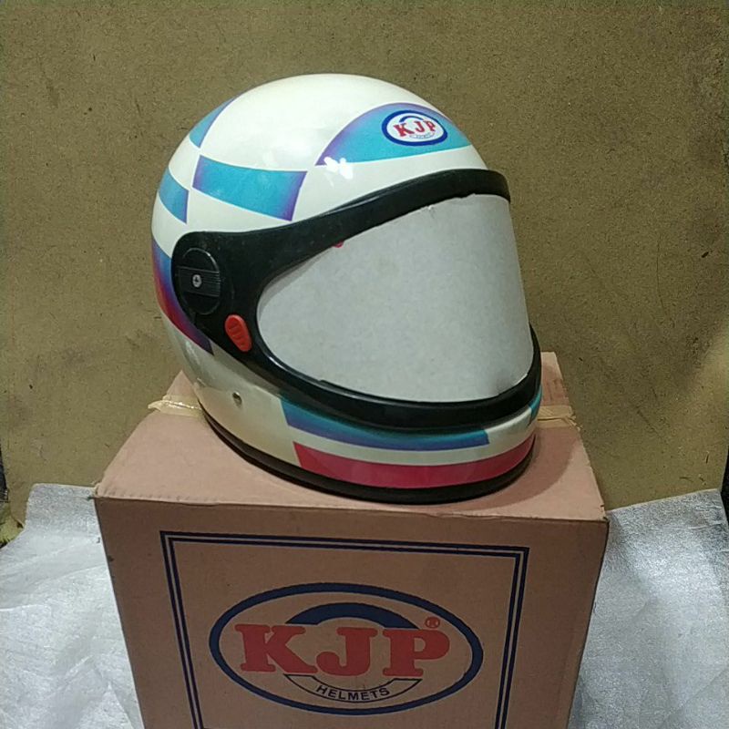 Helm KJP Putih ping abu2 NOS