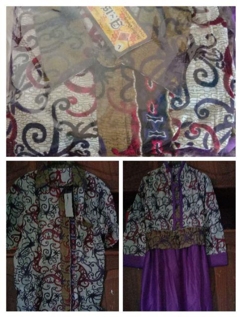 Batik Couple Srg 421 Gamis Velvet
