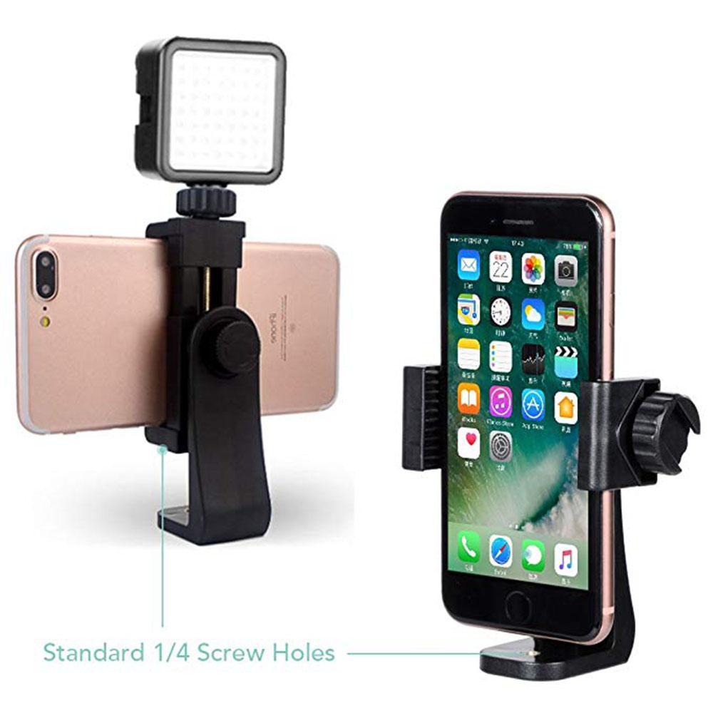 Rebuy Phone Bracket Clip 360 Rotation Mount Adapter Aksesoris Telepon Vertical Clipper Holder Selfie Klip Braket Tripod