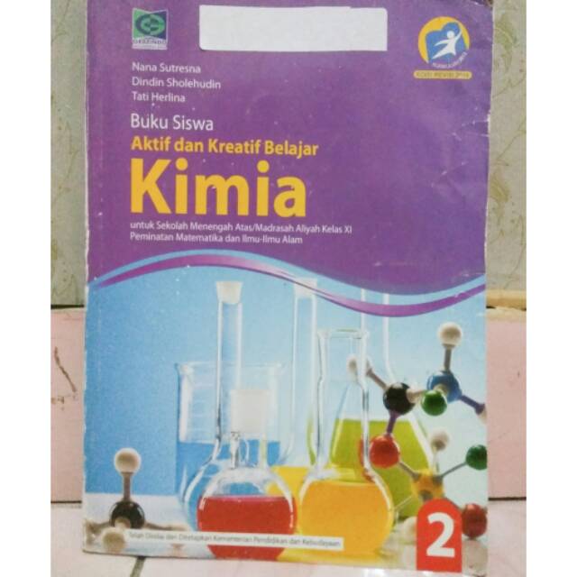 Jual BUKU SISWA KIMIA GRAFINDO SMA KELAS 2 XI 11 KURIKULUM 2013 BUKU ...