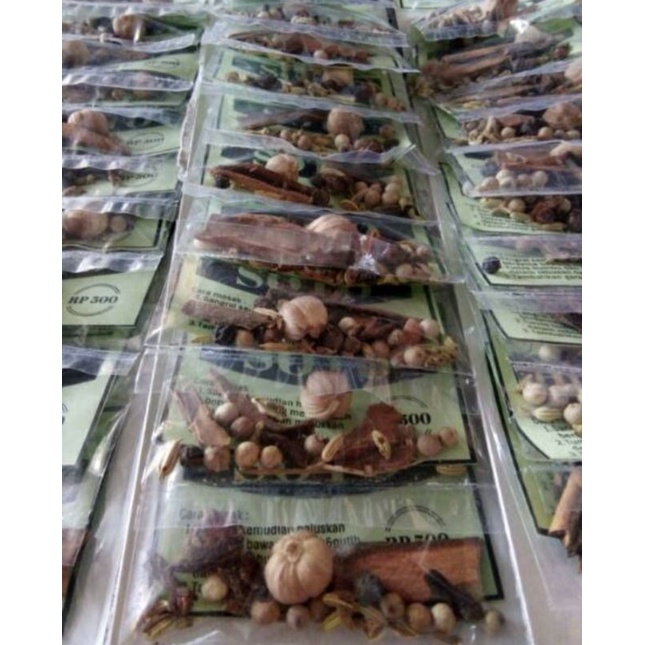 

Bumbu sop Rencengan khas Padang (2 renceng)