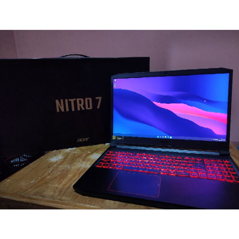 Acer Nitro 7 i7 9750H 16gb Gtx 1650 Mulus Acer Nitro Asus Tuf  Rog Lenovo Idepad Legion Msi